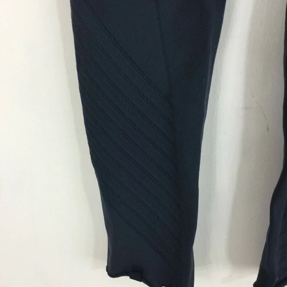 Lululemon Enlighten Crop seamless Yoga Activewear Stretch Blue Leggings Size Sm